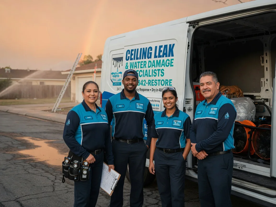Ceiling Leak Cleanup company in Thompson, ND