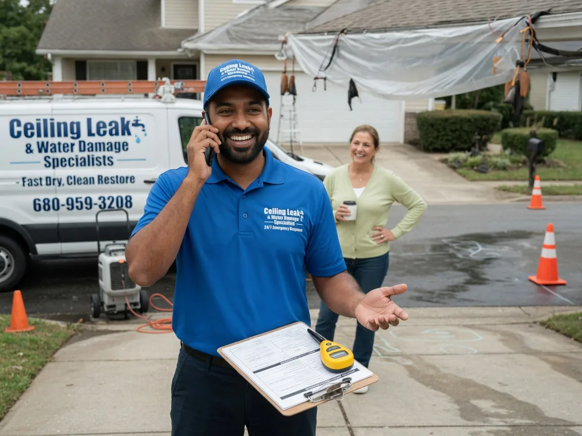 Ceiling Leak Cleanup Thompson, ND FAQs